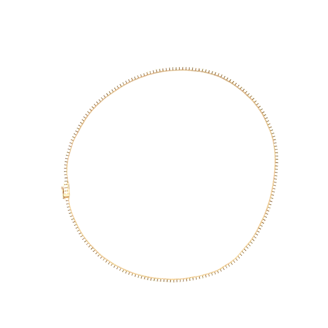 Diamond Tennis Necklace 14K Yellow Gold 5.50 CTW | Beeghly & Co. Jewelers - Image 4