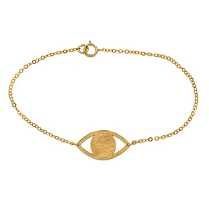 Gold evil eye bracelet everyday bracelet protection Bracelet evil eye jewelry