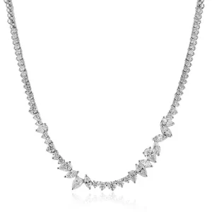 Diamond Necklace 18K White Gold – 5.06 CTW | Simon G. Jewelry