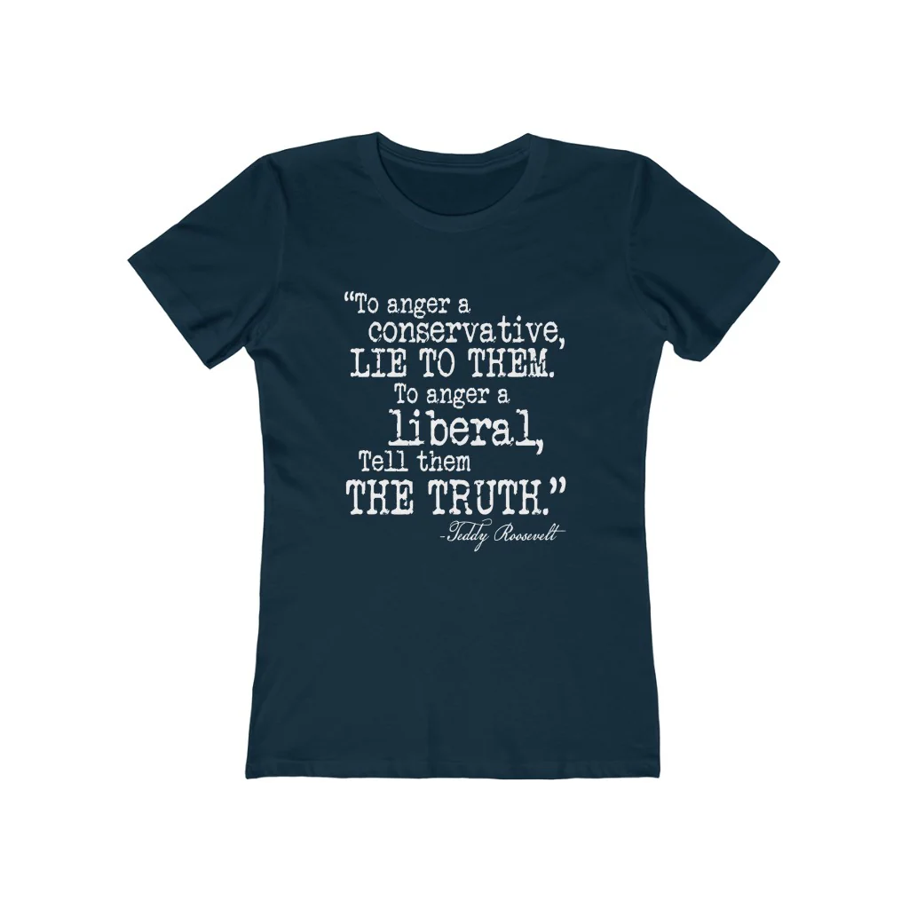 Teddy Roosevelt Knew...Women's The Boyfriend Tee - Image 7