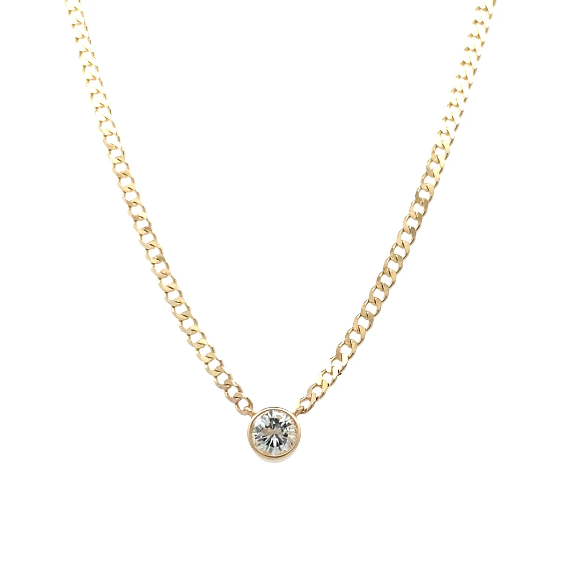 Diamond Pendant 14K Yellow Gold 0.29 CT – 16" | Beeghly & Co. Jewelers - Image 2