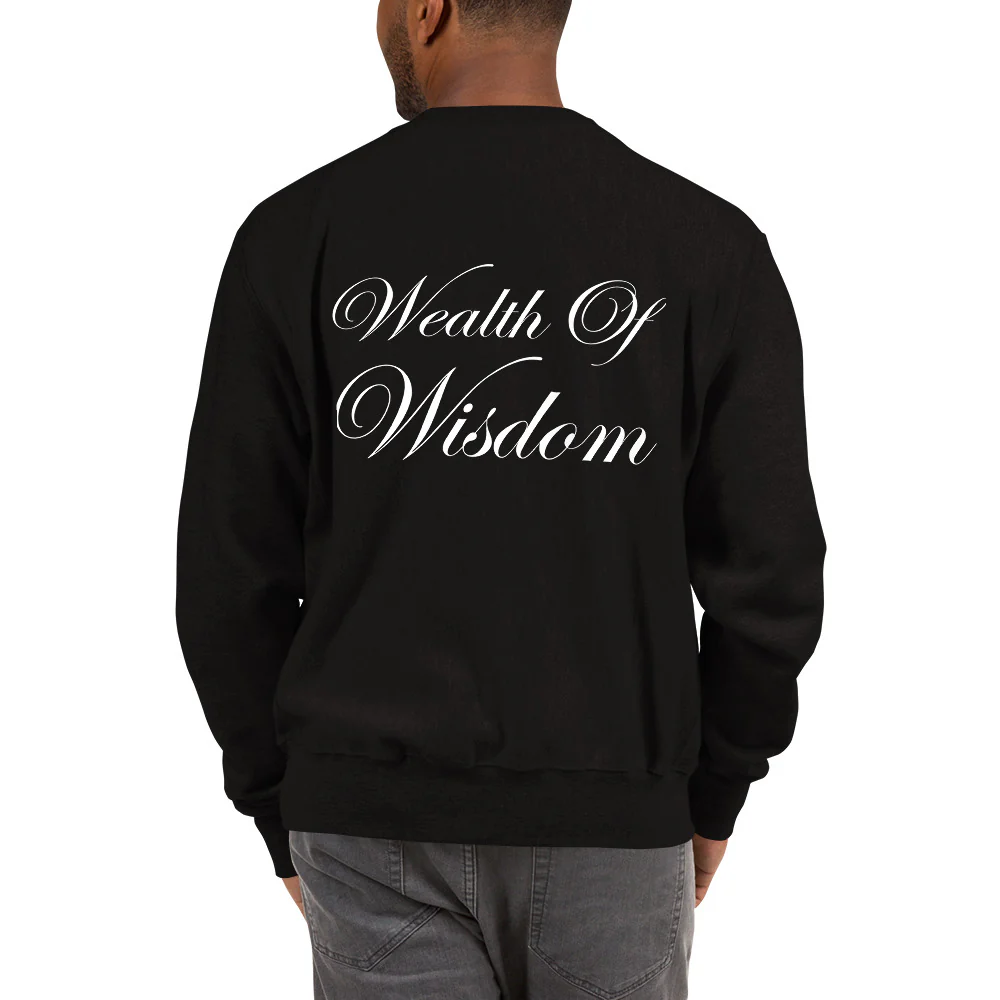 Ministry Millionaires' Club // "Wealth of Wisdom" Embroidered Crew Sweatshirt - Image 7