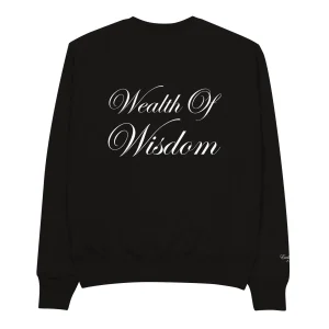 Ministry Millionaires' Club // "Wealth of Wisdom" Embroidered Crew Sweatshirt