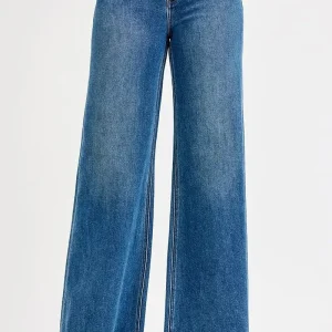 RISEN High-Waisted Wide Leg Jeans